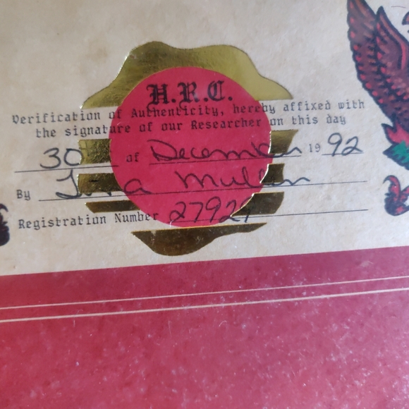 The Historical Research Center-Family Name History  "KYLE”  dtd Dec. 30 1992 - Picture 3 of 4